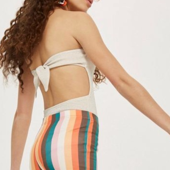 Topshop Glitter Bodysuit - Picture 3 of 7